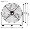 Gewerbe Bodenventilator FLOOR2PROTECT SL IP44 Produktbild-Vorschau 11