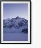 Landschaft mit schneebedeckten Bergen– Wandbild mit Rahmen Produktbild-Vorschau 1