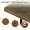 Tribesigns Bartisch, 90 cm Bistrotisch, quadratischer Produktbild-Vorschau 5