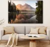 MuchoWow® - Leinwandbilder - Landschaft - Nebel - Wasser - Produktbild-Vorschau 6