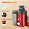 7MAGIC Entsafter für Obst und Gemüse in Edelstahl, 400W Produktbild-Vorschau 4