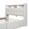 Premium Polsterbett mit App-LED & USB, 2 Schubladen, 226kg Produktbild-Vorschau 6