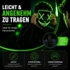 LED Horror Maske grün – inspiriert von Purge – mit 3 Produktbild-Vorschau 2