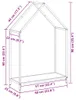 vidaXL Brennholzregal Anthrazit 60x25x90 cm Kaltgewalzter Produktbild-Vorschau 8