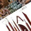 8 Stück Töpferwerkzeug Set Keramik Werkzeug DIY Grabstichel Produktbild-Vorschau 3