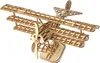 ROBOTIME Rolife 3D Holzpuzzle Flugzeug 145 Teile Produktbild-Vorschau 1