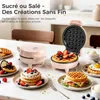 YASHE Mini gaufrier ABW59C, 550 W, plaque 10 cm, Voir les images du produit 7