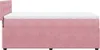 Design Boxspringbett mit Matratze Rosa 100x200 cm Samt, Produktbild-Vorschau 7