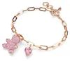 SWAROVSKI bransoletka damska niedźwiedź różowy TEDDY Podgląd zdjęcia produktu 2
