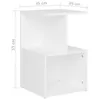 vidaXL Tables de nuit 2 pcs. Blanc 35x35x55 cm Bois Voir les images du produit 6
