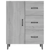 The Living Store Sideboard Grau Sonoma 69,5x34x90 cm Produktbild-Vorschau 6