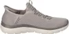 A side view of a gray Skechers Slip-Ins sneaker. Podgląd zdjęcia produktu