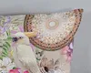 HIP Bettbezug "mandala, fiori e un pappagallo" - Sabbia - Anteprima dell’immagine prodotto 4