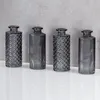 4er Set Vase Schwarz Grau H14cm Glas Tischdeko Blumendeko Produktbild-Vorschau 6