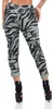 Damen Jogginghose Freizeithose Hose mit Muster, Dunkelgrün Produktbild-Vorschau 3