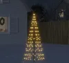 LED-Weihnachtsbaum 200 LEDs Warmweiß 180 cm Produktbild-Vorschau 2