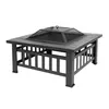 FCH Feuerstelle 82 x 82 x 52CM  mit Grillrost & Grillzange Produktbild-Vorschau 4