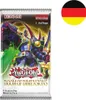 A Yu-Gi-Oh! trading card game booster pack for the 'Doom of Dimensions' set, featuring artwork of a monster and the German flag. Podgląd zdjęcia produktu