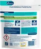 The back of a Dr. Beckmann Fleckensalz Farbfrische product pouch, showing usage instructions, ingredients, and company information. Produktbild-Vorschau