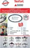 A collage of product images and text related to a Tefal pressure cooker gasket. Anteprima dell’immagine prodotto