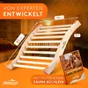 ALPENHAUCH Sauna Rückenlehne [aus 100% Naturholz] - Produktbild-Vorschau 4