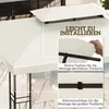 Toit pour kiosque de jardin OUTSUNNY 100110-052CW Voir les images du produit 7