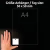 Avery Zweckform T3003-10 Anhänger, 50 x 50 mm, beidseitig Produktbild-Vorschau 4