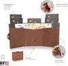 DONBOLSO Slim Wallet 9x7x1,5cm - Leder Geldscheinbörse mit Produktbild-Vorschau 10