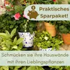 4er Set Blumentopf Wand Blumentopf Wandmontage Produktbild-Vorschau 6