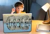MuchoWow® Laptop Aufkleber Sticker Cover Zebra - Wasser - Produktbild-Vorschau 3