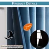 132x274cm Samtverdickt Blackout Curtain 2er Set, Gardinen Produktbild-Vorschau 8