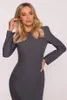 Kleid STYLOVE S412 GRAU Größe: M Produktbild-Vorschau 4