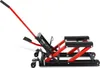 A red and black motorcycle lift is shown against a white background. Produktbild-Vorschau