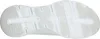 The sole of a white sneaker is shown from an underneath view. Produktbild-Vorschau