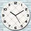Wanduhr aus Glas Rund fi 30 Geometrisches Gold Quarz Deko Produktbild-Vorschau 1