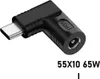 INF DC Female na USB Type-C Male Adaptér - 65W PD Náhľad obrázku produktu 2