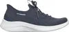 Skechers Strech Fit Slip In Sportschuh Blau Produktbild-Vorschau 3