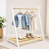 Relaxdays, appendiabiti per bambini, in legno di pino, con Anteprima dell’immagine prodotto 3