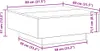 vidaXL Couchtisch Artisan-Eiche 80 x 80 x 31 cm Produktbild-Vorschau 6