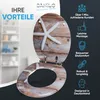 SANILO® WC-Sitz mit Absenkautomatik Bahia, Toilettendeckel Produktbild-Vorschau 2