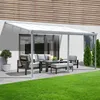 HOME DELUXE - Terrassenüberdachung SOLIS - Weiß - B/T/H: Produktbild-Vorschau 2