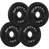 MOVIT Hantelscheiben Set PRO, Gusseisen, 4x 1,0 kg, Produktbild-Vorschau 2
