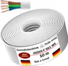 10m Kunststoffschlauchleitung H05VV-F 5G1 Weiß Flexible Produktbild-Vorschau 1