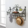 DanDiBo Portemanteau mural métal avec étagère 60 cm Malega Voir les images du produit 7