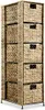 vidaXL Standregal mit 5 Körben 25,5x37x100 cm Produktbild-Vorschau 11