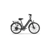 A black electric bicycle is shown against a white background. Produktbild-Vorschau