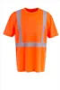 Planam Norit Warnschutz T-Shirt kurzarm Gr. 2XL orange Produktbild-Vorschau 1
