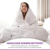 Premium 2-in-1 Seersucker Betten Set Decke 135x200 cm Produktbild-Vorschau 3
