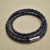 Vintage Damen Herren Mehrschichtiges geflochtenes Leder Produktbild-Vorschau 6