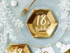Pappteller 18th Birthday! 20cm gold 6er Set Produktbild-Vorschau 4